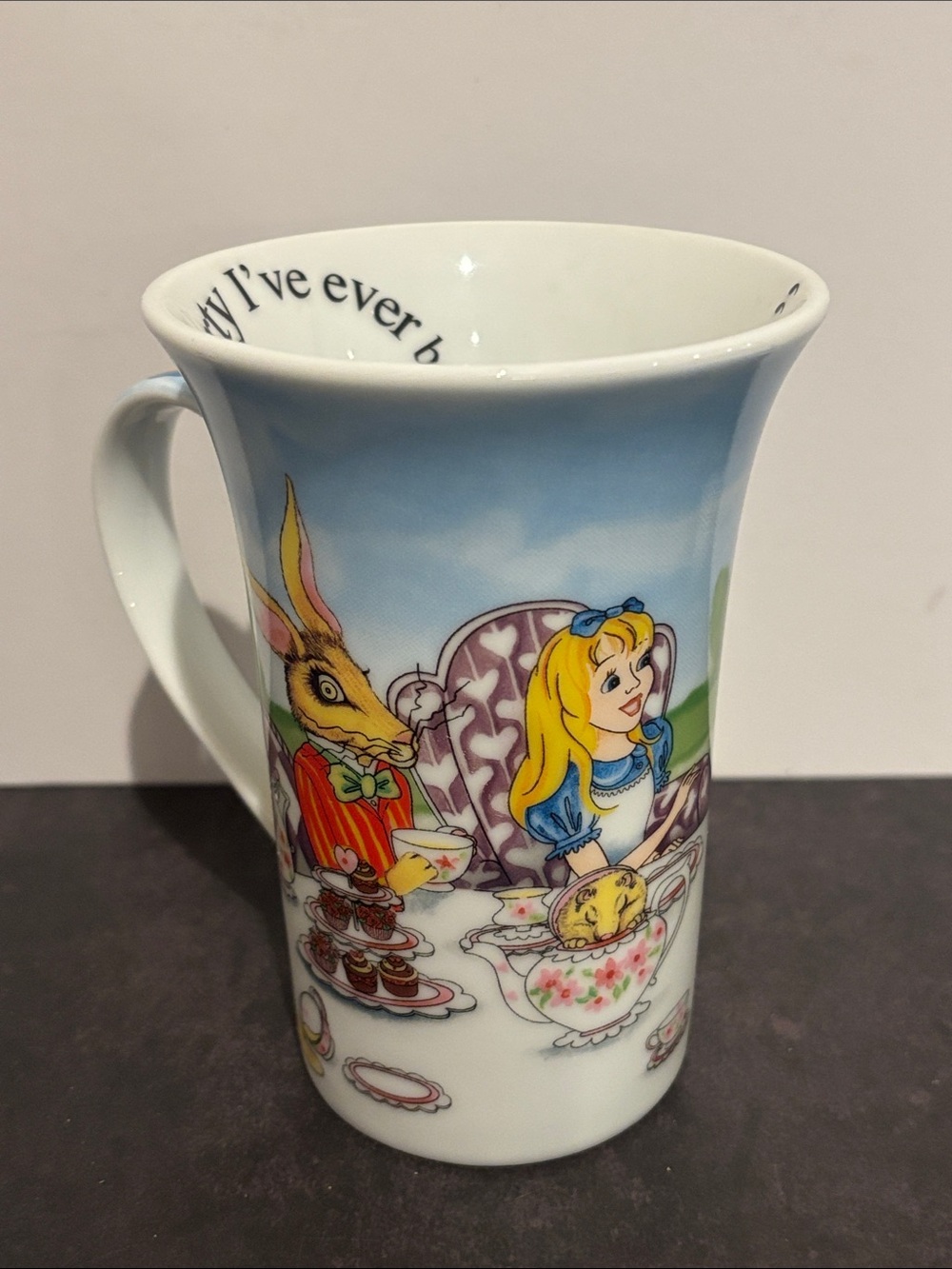 Paul Cardew Alice in Wonderland Literary Tall Mug 150th Anniversary